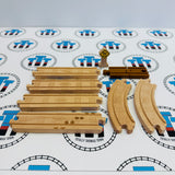 Straight and Curves Track Pack No Ramps/Cow (Thomas Wood Mattel) Used - Thomas Brand