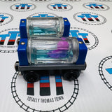 Aquarium Cars Round with Shark and Squid (Learning Curve) Scratched Top on Squid Car Wooden - Used