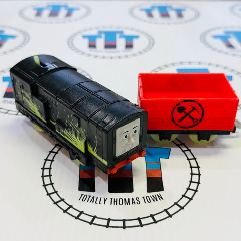 Glowing Diesel (2013) with Cargo Car Used - Trackmaster