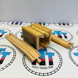 BRIO 33469/33470 Sky Bridge & Stone Tunnel Fair Condition Wooden - Used