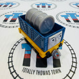 Troublesome Truck Blue with Barrel (2013) Painted Buffers Good Condition Used - Take N Play