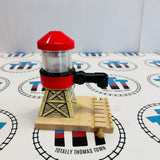 Water Tower Red #3 NO WATER Clickity Clack Wooden - Used