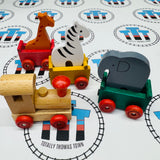 Animal Train Generic Brand Train Wooden - Used