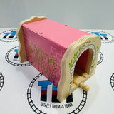 Pink Brick Tunnel Rail Wooden - New in Box