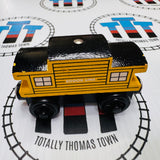 Sodor Line Caboose Yellow (2001 Learning Curve) Wooden - Used