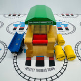 Arlesdale Barrel Loader with 3 Barrels (Corn, Flour, Molasses) Learning Curve 1997/1998 #3 Discoloured Sticker Wooden - Used