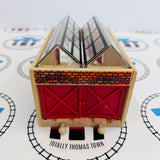 A Day at "The Works" Set #2 (No Trains or Playmat/Missing Signals/Chipped Bridge) Wooden - Used