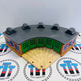 Roundhouse with Scratched Roof/Chipped Splitter #4 Wooden - Used