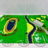 Thomas Wooden Railway Cloth Playmat with Quarry (2000) - Used
