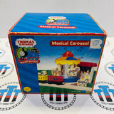 Musical Carousel with Box #2 (Horses Chipping Magnets/Different Cargo Car) Wooden - Used
