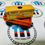 Cargo Car Orange with Party Supplies Cargo Wooden - Used