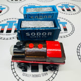 Bertram with Scrap Cars #1 (Learning Curve 2000) Wooden - Used