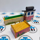 Sawmill Depot with Log Car (2002) and 2 Logs #2 Peeling/Ripping Stickers Wooden - Used