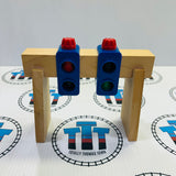 Over the Track Signal #3 Formerly Glued Together Wooden - Used