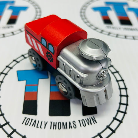 Hape Red Engine Train Wooden - Used