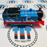 Holiday Thomas Talking with Snow Ripped Sticker (2014) Used - Trackmaster Revolution