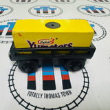 Yumsters Cargo & Cargo Car (2002) Bright Yellow Fair Condition Wooden - Used