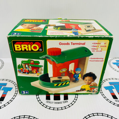 BRIO 33531 Goods Terminal Wooden - New