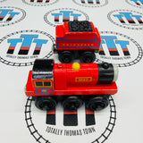 Mike & Tender (Learning Curve 1997) Rare Fair Condition Wooden - Used