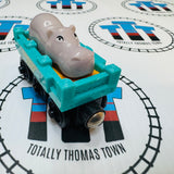 Hippo Car Blue (Learning Curve) Good Condition Wooden - Used