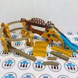 Thomas at Action Canyon Set #1 Missing 1 Railing/Switch Not Automatic See Notes Used - Trackmaster