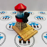 Water Tower Low Water Stained Track #5 Wooden - Used