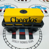 Cargo Car Black with Cheerios Cargo (Learning Curve 1999) Chipping Paint Rare Wooden - Used