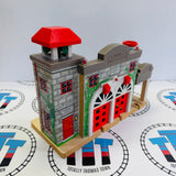 Deluxe Fire Station #1 with Lights and Sound Wooden - Used