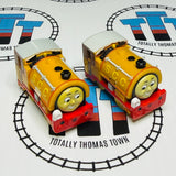 Bill & Ben (2002) Older Style Fair Condition/Discoloured Faces Capsule Plarail Pull Along - Used