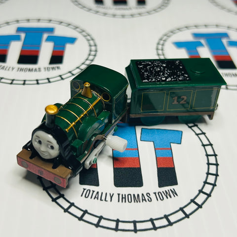 Emily & Tender with 12 Missing Stickers (2022) Capsule Plarail Wind Up - Used