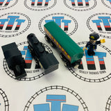 BRIO Polar Express with Conductor #1 Vintage #33426 Wooden - Used
