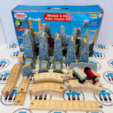 Rheneas & the Roller Coaster Set (Writing on Bottom) Wooden - Used in Marked Box