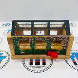 Useful Engine Shed #3 No Door/Cracked and Glued Wooden - Used