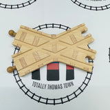 Switch Track X with Knobs 1 Piece Thomas Brand Wooden - Used