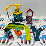 Fix ‘em Up Friends Set #2 with Thomas (Painted Buffers), Carly, Sandy (Missing Buffer) Used - All Engines Go Trackmaster Revolution