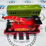 Harvey Ripped Sticker and Passenger Car (2009) Noisy and Clicks when moving Used - Trackmaster