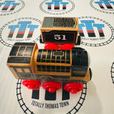 Hiro and Tender (Thomas Wood Unpainted Mattel) Good Condition Wooden - Used