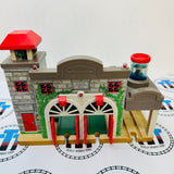 Deluxe Fire Station #1 with Lights and Sound (Slightly Chipped Track/Low Water) Wooden - Used
