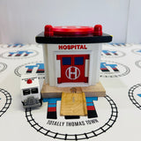 Rescue Hospital with Ramp and Ambulance (2003) #1 Wooden - Used