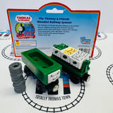 Recycling Cars (Learning Curve 2003) Good Condition in Box with Marking on Bottom with Card Wooden - Used