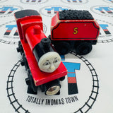 James & Tender (Learning Curve 2000) Rare Poor Condition Chipping Paint Wooden - Used