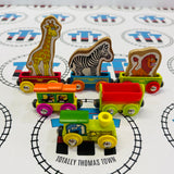 Sesame Street Animal Train Generic Brand Train Wooden - Used