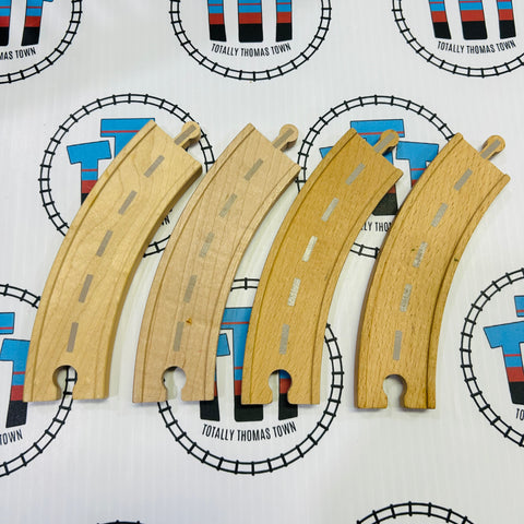 6.5" Curved Road Track 4 Pieces Used - Thomas Brand