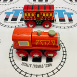 BIGJIGS Train with Coach Wooden - Used