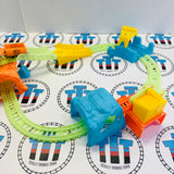 Glowing Mine Set #1 with Trains (No Cargo/Missing 1 Riser & Tunnel Gates/1 Piece not Glowing) Trackmaster Revolution - Used