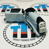 Spencer & Tender Light Grey Tender Wheels No Stickers Capsule Plarail Pull Along - Used