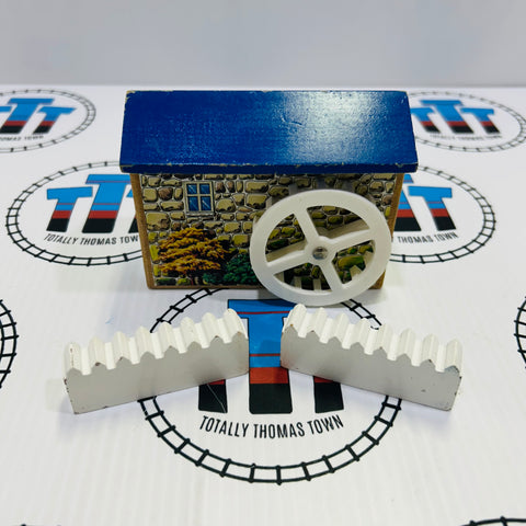 Gristmill Waterwheel with Fences Rare Wooden - Used