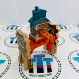 Misty Island Adventure Set #2 with Cargo Car and Cargo (Damaged Crane) Thomas Brand Wooden - Used