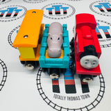 Ivo Hugh and the Zoo Cars with Card (Learning Curve) Good Condition Wooden - Used