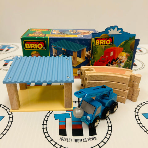 BRIO 32826 Bob the Builder Lofty in the Shed Wooden - New/Excellent